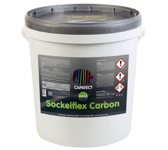 Bild von Capatect Sockelflex Carbon weiß PGS 50 15 08