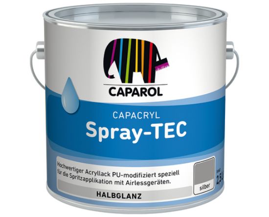 Bild von Capacryl Spray-TEC Silber, ca. RAL 9006 PGS 50 36 12